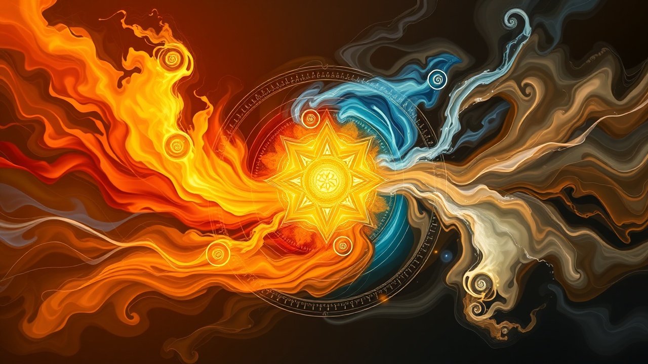 Четыре стихии в гармоничном потоке