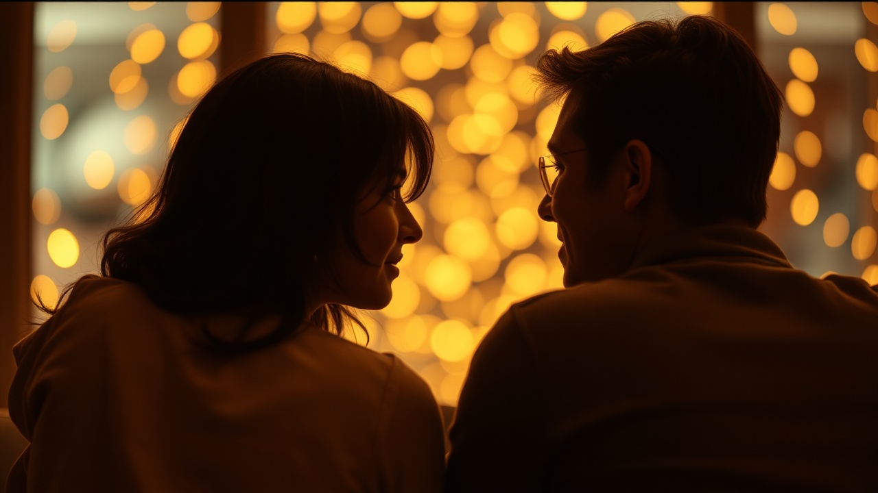 Доверительный разговор в тёплом свете