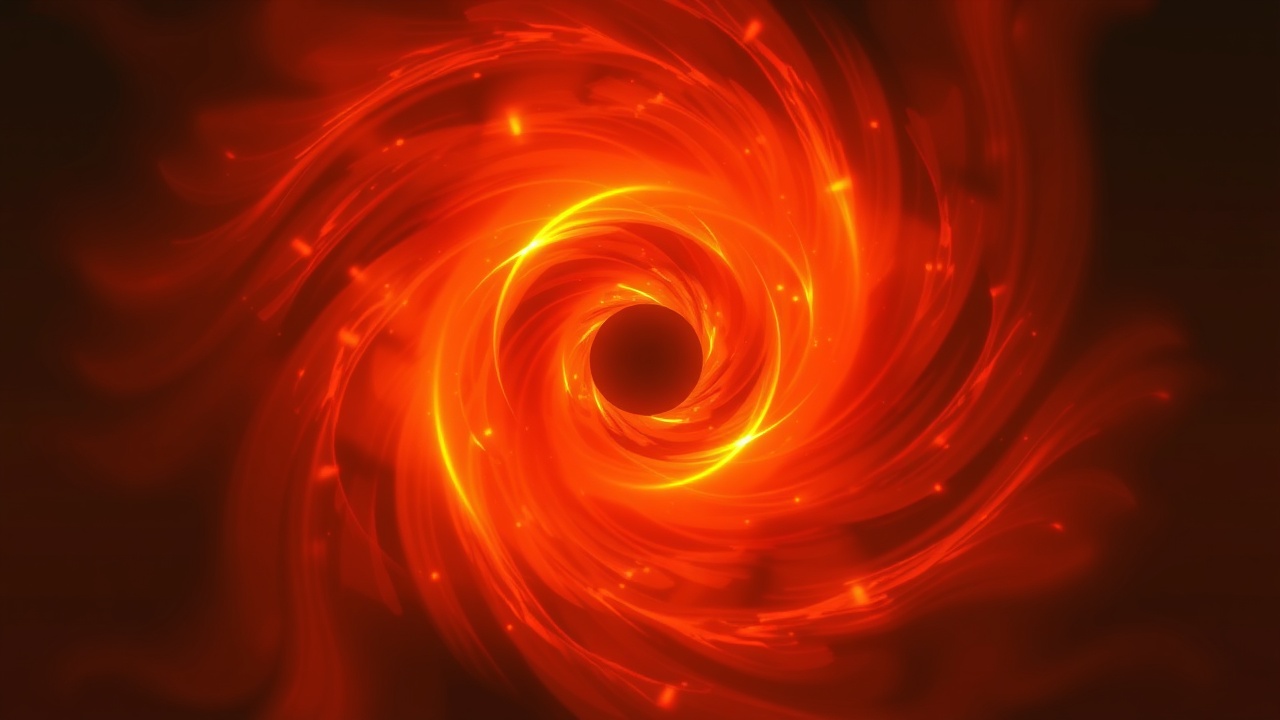 Вихрь энергии в тёплых тонах практики