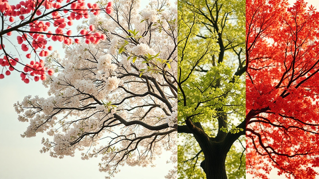 Дерево в четырёх сезонах любви