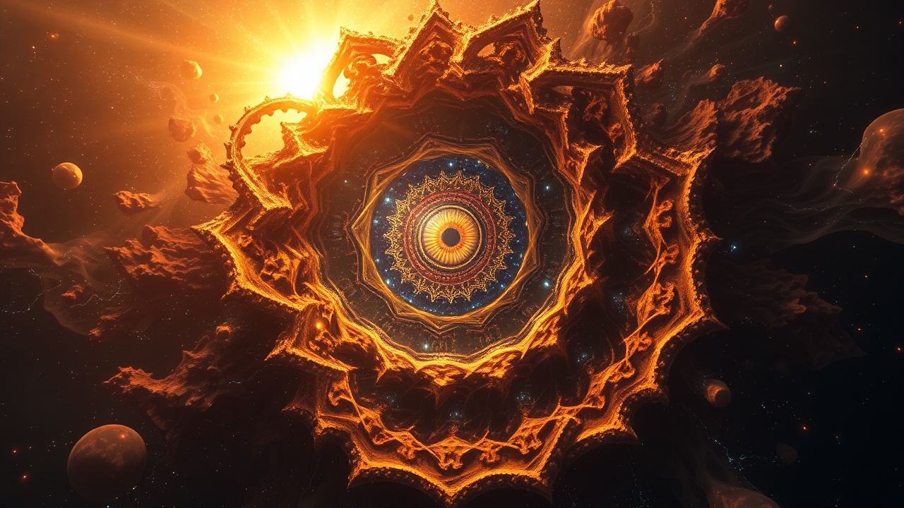 Глаз сознания видит единство вселенной